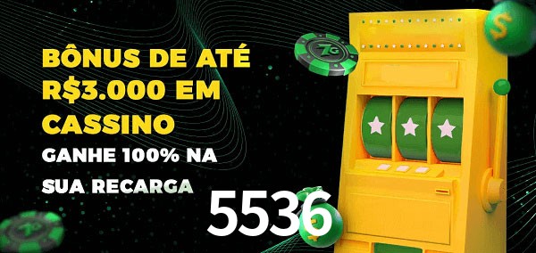 5536 melhor bônus de depósito